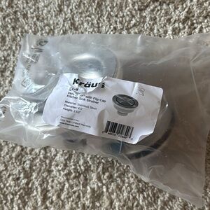 KRAUS Stainless Steel Versi Drain Assembly with FlipCap, ST-4